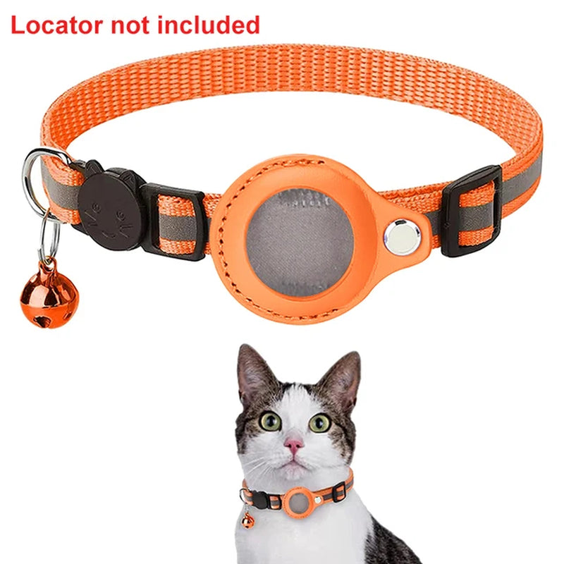 Anti-Lost Pet Cat Collar for the Apple Airtag Protective Tracker anti Lost Positioning Collar Waterproof Reflective Pet Collars