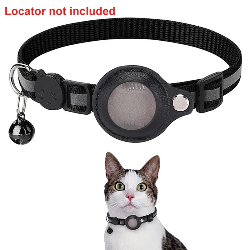 Anti-Lost Pet Cat Collar for the Apple Airtag Protective Tracker anti Lost Positioning Collar Waterproof Reflective Pet Collars